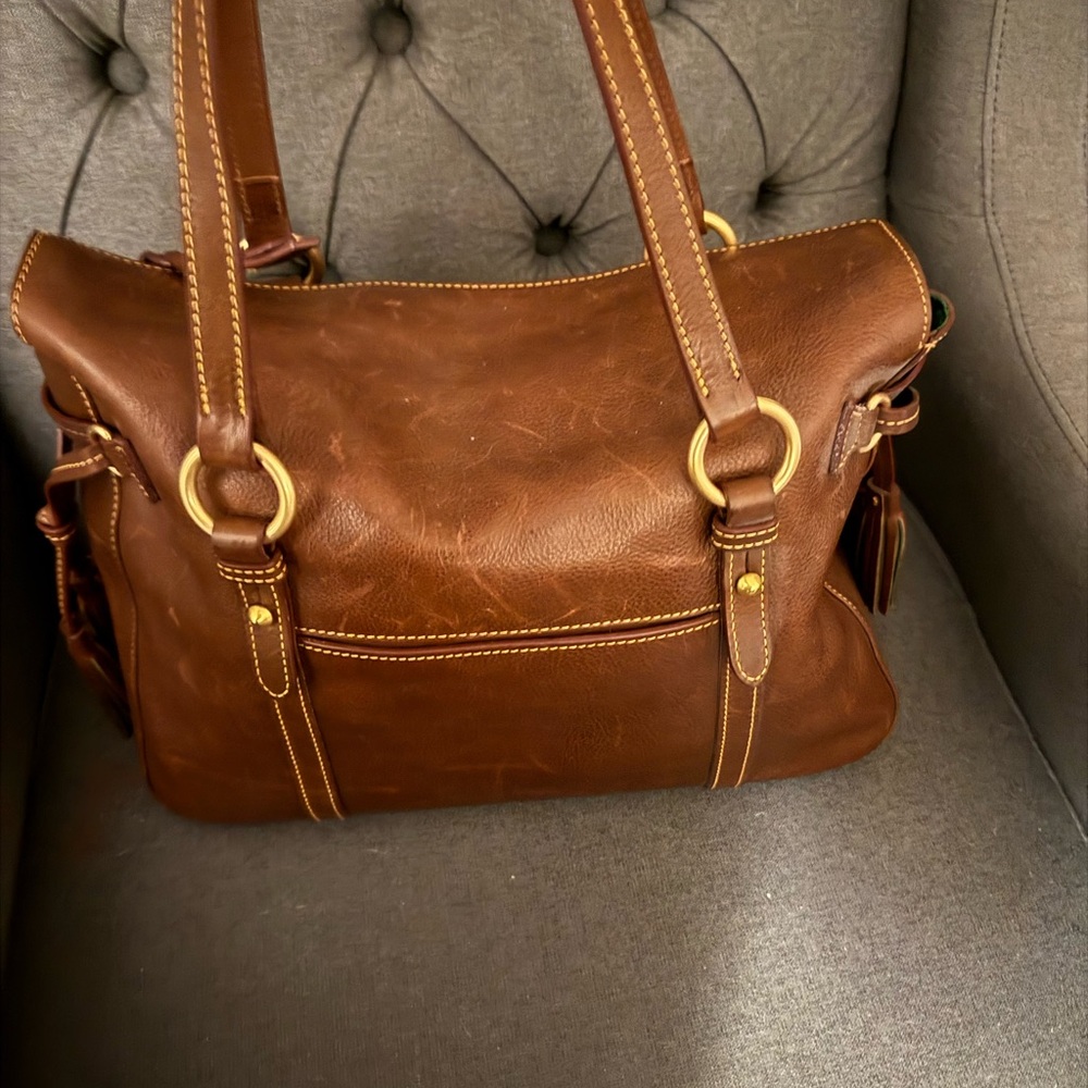 Dooney & Bourke Florentine Chestnut Smith Bag